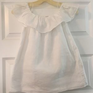 J. Crew linen off-shoulder top